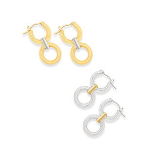 Lori Double Link Earrings