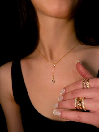 Tsil Drop Necklace