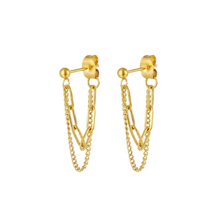 Tvin Drop Chain Earrings